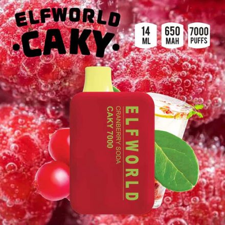 Elf World 7000 - Cranberry Soda 5% 